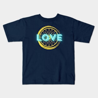 Sun Wheelers 'Love' Logo Kids T-Shirt